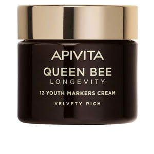 Apivita QUEEN BEE LONGEVITY rich cream 12 youth markers  - Face moisturizer - Anti aging & anti wrinkle treatment - Skin tightening & firming cream  buy online