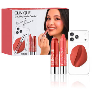 CLAUDIA ARENAS X CLINIQUE CHUBBY SET #Nude 3 pezzi