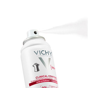CLINICAL CONTROL antitranspirante en spray para mujer, para piel sensible, sin alcohol