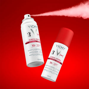 CLINICAL CONTROL antitranspirante en spray para mujer, para piel sensible, sin alcohol