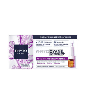 Tratamiento anticaída - Vitaminas y ampollas Phyto PHYTOCYANE INTENSIVE+ ampollas mujer comprar online