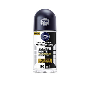 Nivea MEN BLACK &amp; WHITE INVISIBLE epic night roll on Deodorant buy online