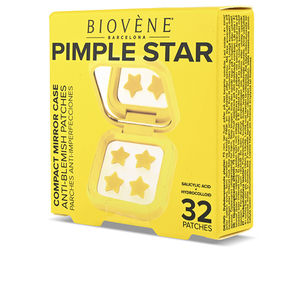 Tratamento Anti-acne, Poros e Cravos Biovene PIMPLE STAR PATCHES & MIRROR CASE parches anti-imperfecciones comprar online