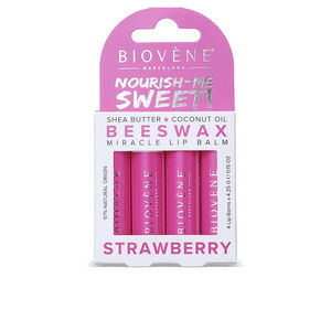 Biovene BEESWAX STRAWBERRY BÁLSAMOS LABIALES PACK Skincare set buy online