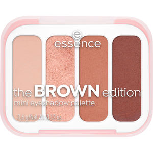 THE BROWN EDITION mini paleta de sombras de ojos