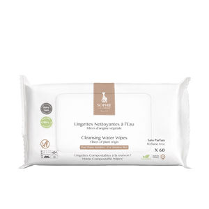 Sophie La Girafe NETTOYANTES LINGETTES a l’eau 60 u Baby wipes buy online