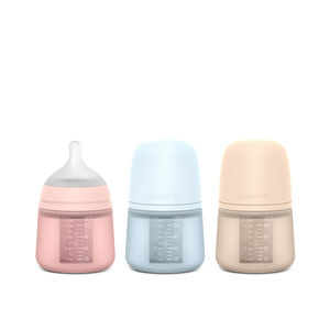 SELECTION biberón con botella de silicona blandita y tetina SX PRO +0 meses