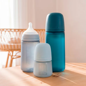 SELECTION biberón con botella de silicona blandita y tetina SX PRO +6 meses