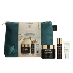 Apivita Queen Bee Longevity Crema Rica Estuche 4 pz