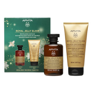 Hair gift set Apivita ZESTAW SZAMPON + ODŻYWKA ROYAL JELLY ELIXIR kup online