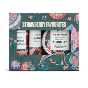 Hautpflege-Set - Badezimmer Geschenk-Sets The Body Shop MINI-ERDBEER-FAVORITEN-ETUI online kaufen