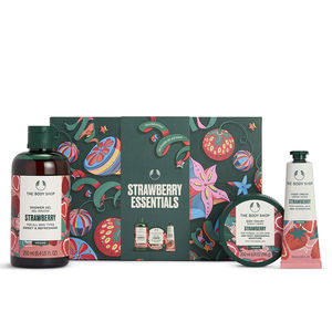 Hautpflege-Set - Badezimmer Geschenk-Sets The Body Shop KLEINES ERDBEER-ESSENTIALS-ETUI online kaufen