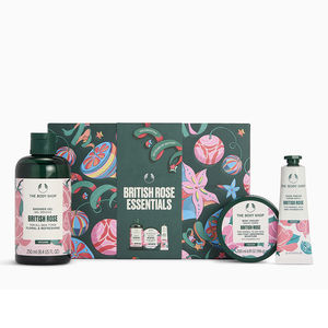 Hautpflege-Set - Badezimmer Geschenk-Sets The Body Shop KLEINES BRITISH ROSE ESSENTIALS ETUES online kaufen