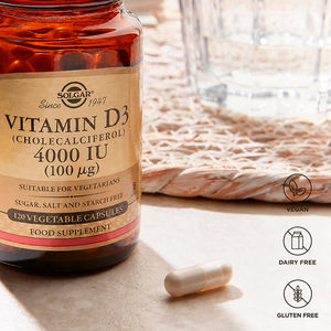 VITAMINA D3 4000 UI 100 µg Colecalciferol cápsulas vegetales