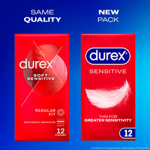 SOFT SENSITIVE condoms