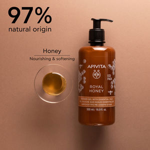 ROYAL HONEY Body wash with honey and essential oils - Gently cleanses and soothes the skin