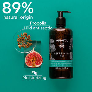 BATH GEL with fig, propolis and essential oils