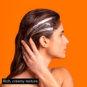 Express Beauty Hair mask for shine and vitality with orange