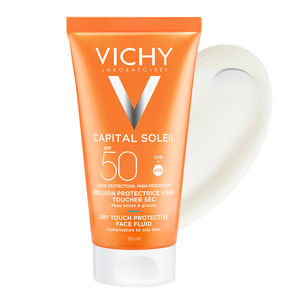 CAPITAL SOLEIL dry touch face cream SPF 50