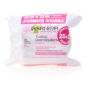 

ESSENCIALS Toallitas Desmaquillantes Waterproof PSS 50 Uds